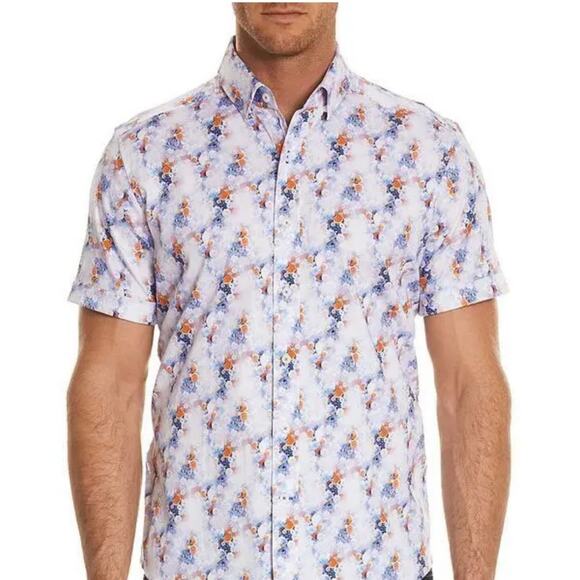 Robert Graham Other - Robert Graham Bodie Tailored Fit Button Up Faded Floral Sport Shirt  SZ XL